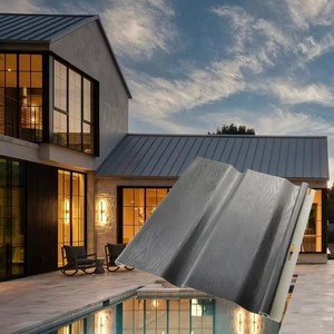Panel de Pared Exterior de PVC Mate de Lujo, Impermeable, Ignífugo, Anticorrosión, Revestimiento Exterior para Hoteles, Apartamentos y Villas - Product Image 1