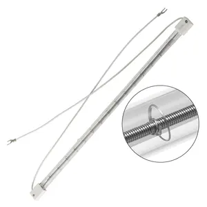 SK16 3000W toshiba lampe halogène tube de chauffage à quartz infrarouge pour machine de soufflage pour animaux de compagnie