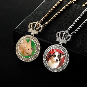 Мужское колье с позолоченным цирконием - Product Image 1