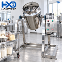 Cuve de mélange en acier inoxydable avec agitateur pour jus, savon, shampoing, détergent, cosmétiques et mélange industriel