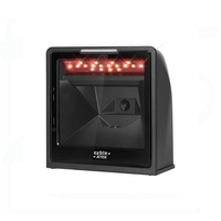 Escáner de Código de Barras de Escritorio Manos Libres con Imagen CMOS 2D AK-9878H, Lector de Código de Barras Omnidireccional con Detección Automática Syble