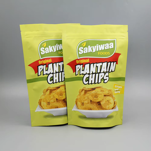 לוגו מותאם אישית לעמוד חטיף מזון אחסון mylar mylar ziplock מטע אריזת שבבי בננה - Product Image 6