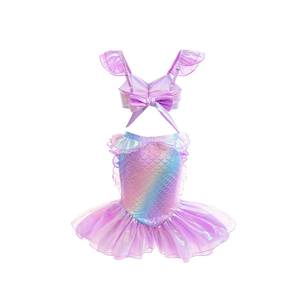 Nuevo Disfraz de Princesa para Niñas, Trajes de Baño para Fiestas de Cumpleaños, Halloween, Disfraz de Sirena - Product Image 4