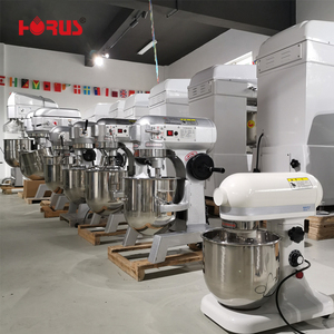 HORUS 10L/20L/30L/40L/50L/60L Mélangeur à pâte en spirale Capacité de pétrissage de 100kg avec minuterie à double moteur en acier inoxydable pour boulangerie - Product Image 2