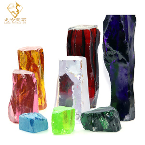 Piedras DE CIRCONIA cúbicas sueltas 5a de alta calidad Color verde manzana Material áspero Precio por kilogramo - Product Image 6