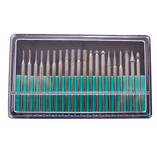 High Quality Abrasive Tools Set DMD LX-0088 Electroplated Rotary Diamond Burrs