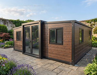 Maison Modulaire Conteneurisée Apple Cabin, 2 Unités Combinées, Disposition Double Pod, Moderne et Écologique pour Glamping Familial, Resort et Hébergement