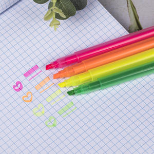 <span class=keywords><strong>Couleurs</strong></span> assorties Au Néon Fluorescent <span class=keywords><strong>Surligneur</strong></span> Marqueur Stylo pour souligner le texte écrit idéal pour l'école à la maison et au bureau - Product Image 2