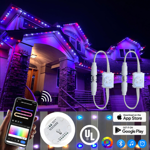 Gran oferta de iluminación navideña Led Pixel luces permanentes al aire libre permanente Ucs2904 Ws2811 decoración casa Led Rgbw Pixel Light - Product Image 1