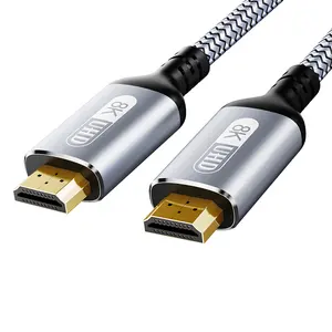 Cavo HDMI 8K 4K 120Hz UHD Nylon intrecciato HDMI 2.1 2.0 cavo per tv Sony Monitor da gioco PS5 Roku Ultra