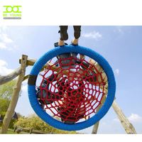 Support en bois de balançoire pour enfants, nouveau cercle en bois, cadre de soucoupe, glissières araignée, maison de jeu en plein air, Mini parc de ferme