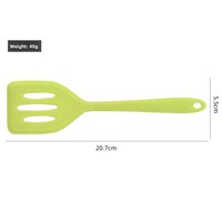 Spatule en silicone résistante aux hautes températures, outil de cuisson antiadhésif pour usage domestique, taille mini, passe au lave-vaisselle, pour la préparation de la nourriture pour bébé, cuisine