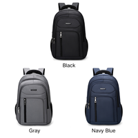 Sac à dos pour ordinateur portable en Oxford imperméable grande capacité, avec logo personnalisé, antivol, pour affaires, voyages et école, compatible avec les ordinateurs portables de 17 pouces