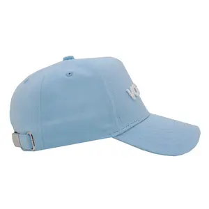 Custom 100% Cotton Twill Fabric Baseball Cap Can Custom Embroidery Of Women And Men Towel Embroidery 5 Panel Cap Structured