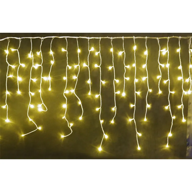 3*0.9m 225leds Window Festival Wedding Outdoor Fairy Party Christmas Decoration Icicle Curtain Lights String Holiday Lighting