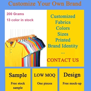 <span class=keywords><strong>Polo</strong></span> da Golf Casual da uomo stampate con Logo personalizzato a 13 colori di fabbrica 100% magliette uniformi corte in poliestere Plus Size - Product Image 5