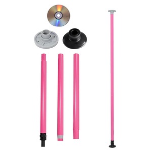 Professional Static Spinning 45mm Pink Silicone Portable <strong>Dance</strong> <strong>Pole</strong> With Extension for Exercise Club Party Pub Home - Product Image 6