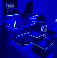 Nouveautés : Simulateur de vol professionnel VR 9D pour intérieur, machine de jeu VR avec mouvement 3 DOF