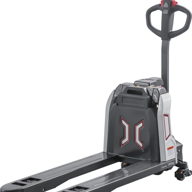 1.5ton 2ton Full Electric Pallet Stacker Truck Jack with Adjustable Lifting Forks for Restaurant Industries China Forklift