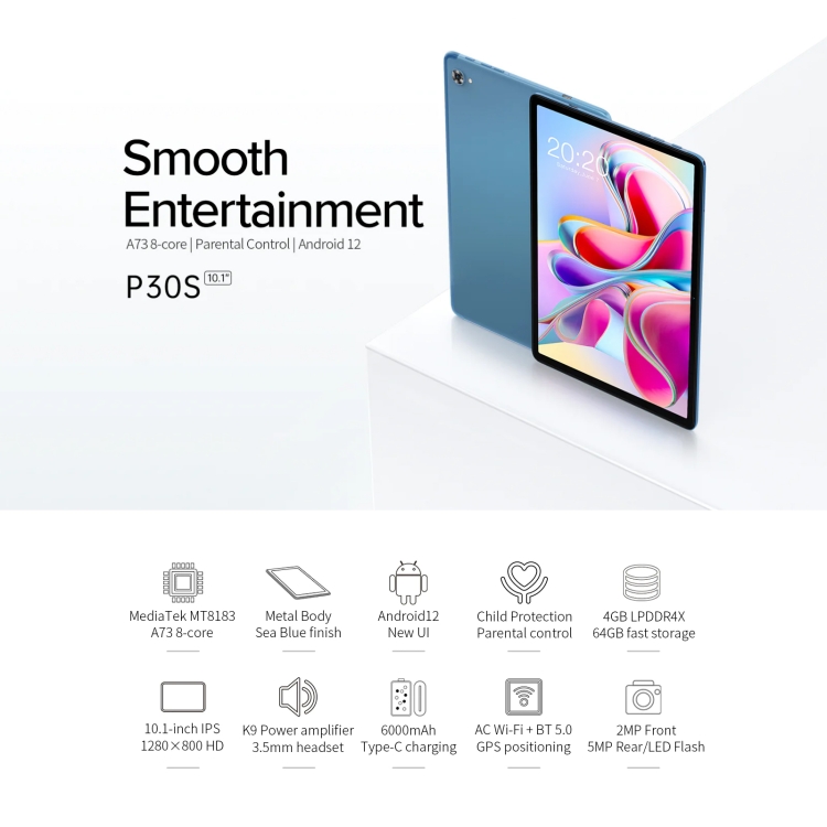 New Teclast P30S Tablet PC - 10.1
