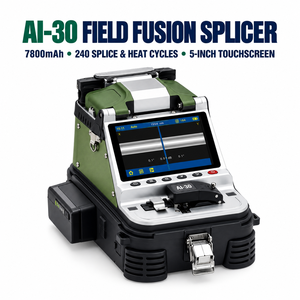 Équipement de <span class=keywords><strong>Fibre</strong></span> Optique AI-30 : Soudeuse par Fusion à Alignement de Cœur Automatique à 6 Moteurs pour les Équipes de Travail sur le Terrain FTTH et la Télécommunications - Product Image 1