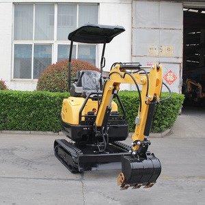 Mini-excavatrice EZ-13PLUS de type chenillé, jaune, pour utilisation en ferme et en verger - Product Image 2