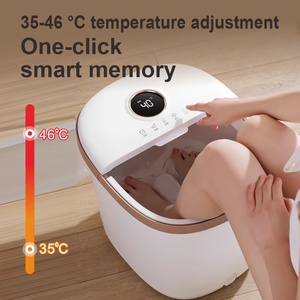 Appareil de pédicure électrique pour usage domestique, bain de pieds massant avec bulles, baignoire pliable pour les pieds, chauffage - Product Image 3