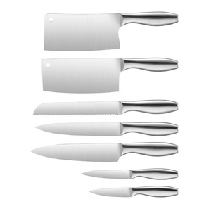 ชุดมีดครัวราคาดี ชุดมีดเชฟมืออาชีพสแตนเลส ชุดมีดสแตนเลสสำหรับครัว - Product Image 1