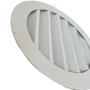 Tapa de pared de campana de acero inoxidable, salida de válvula de disco de <span class=keywords><strong>aire</strong></span> <span class=keywords><strong>acondicionado</strong></span> redonda, <span class=keywords><strong>cubierta</strong></span> de conducto de ventilación Hvac ajustable - Product Image 4