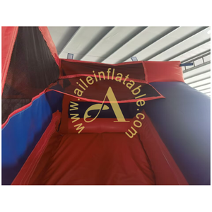 Spiderman gonfiabile combinato Cartoon Design gonfiabile gonfiabile castello gonfiabile con scivolo per bambini castello di salto per il noleggio del partito - Product Image 3