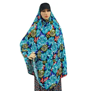 Pañuelo musulmán para mujer, hiqab árabe islámico, Burqa, gorro, velo, funda para la cara con flores, cubierta para la cabeza, estilo Abaya