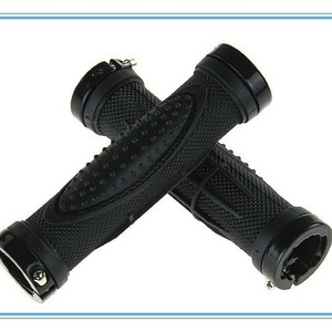 Puños para Manillar de Bicicleta de Montaña, TPR, Doble Bloqueo, Negro, Rojo, Azul, Accesorios Universales para Ciclismo al Aire Libre - Product Image 4
