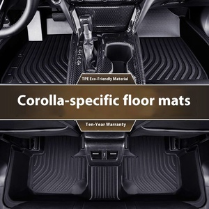 Dédié à FAW pour Toyota pour Corolla Foot Pad <span class=keywords><strong>TPE</strong></span> Étanche Nouveau Vieux 1.2T Double Moteur 12 Génération 1.5L 10mm D'épaisseur 3Pcs - Product Image 4