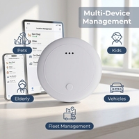 Dispositivo de Rastreo GPS, AirTag, Endroit Plus, Mini Localizador Redondo para iPhone, Tarjeta de Crédito, Gestión de Múltiples Mascotas, Rastreador Inteligente