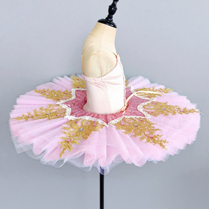Tutú de Ballet Profesional para Niñas, Tutú de Ballet Azul y Rosa, Vestido de Fiesta de Bailarina, Disfraz de Danza de Ballet para Mujeres Adultas, Niños y Niñas - Product Image 3