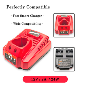 <span class=keywords><strong>Cargador</strong></span> <span class=keywords><strong>Universal</strong></span> <span class=keywords><strong>para</strong></span> Batería de Repuesto Mil-N12 de 12V Max Power, Compatible con Herramientas Inalámbricas de Sierra Circular y Sierra Recíproca - Product Image 2
