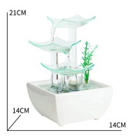 Fontaine d'eau de table de bureau de salon moderne semi-manuel créatif pour décoration intérieure