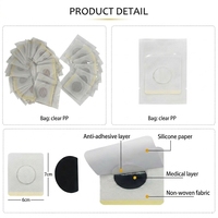 Patch Corporel Herbal pour l'Abdomen - Patch Minceur Naturel au Gingembre et à l'Armoise, Patch Transdermique Amincissant et Remodelant