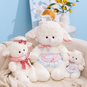 Nouveau jouet en peluche <span class=keywords><strong>petit</strong></span> mouton par <span class=keywords><strong>marin</strong></span> dessin animé peluche mouton miaou poupée jouets en peluche pour cadeau d'anniversaire pour enfants - Product Image 4