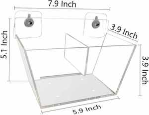 <span class=keywords><strong>Acrylic</strong></span> Cửa Sổ Nhà Máy Hộp Với Cống Khay Và Cốc Có Thể Tháo Rời Cống Kết Hợp Khay Cho Trong Nhà Ngoài Trời Nhà Vườn Nhà Bếp Plante - Product Image 4