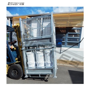 מטבל חם מגולוון חובה בינוני קריסה כלוב מזרן עבור מחסן תעשייתי - Product Image 6