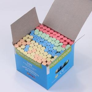 Craie d'école blanche et colorée en gros à prix d'usine, 100 pièces - Product Image 3