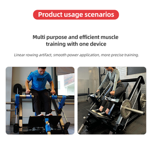 Appareil de musculation multifonctionnel pour le dos, machine à rames linéaires pour l'entraînement LAT - Product Image 3