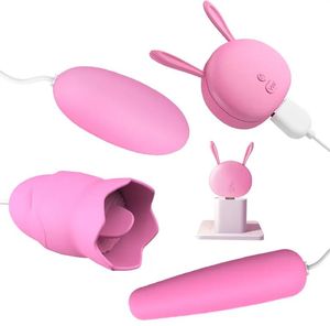 Masseur clitoridien personnalisable Jouet suceur clitoridien Plug Anal Vibromasseur Rose Lady Tongue Lick Vibromasseur - Product Image 1