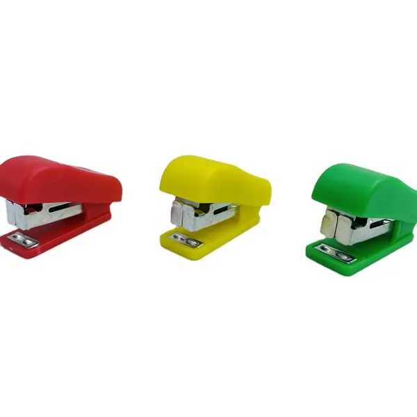 Mới Đến Chất Lượng Cao Đẹp Mini Stapler Thiết Lập Trong Màu Sắc Khác Nhau Với 12 Tờ