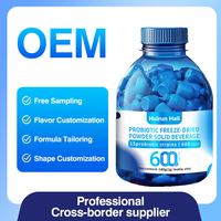 OEM personnalisable poudre probiotique lyophilisée supplément santé intestinale boisson instantanée avec saveur et emballage uniques
