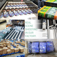 Sacs refermables en plastique réutilisables imprimés sur mesure, sachets debout, 3,5, refermables, étanches aux odeurs, sacs en mylar