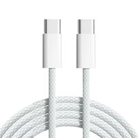 Câble de charge USB C en nylon Cantell 60W 1M, câble de charge rapide Type C vers Type C pour chargeur iPhone 16