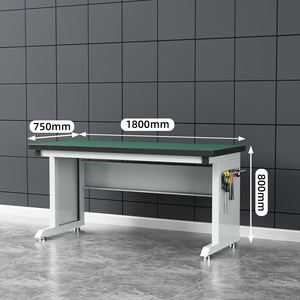 Ağır Hizmet Tipi Paslanmaz Çelik Tezgah Tamirci Tezgahı OEM Ayarlanabilir Raflar ve Çekmeceler Anti-Statik Bakım Masası - Product Image 4