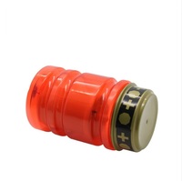 Lampe LED en plastique à piles AA avec prise de terre, lampe de tombe LED, bougie électronique étanche pour extérieur, lampe de cimetière, lumière LED